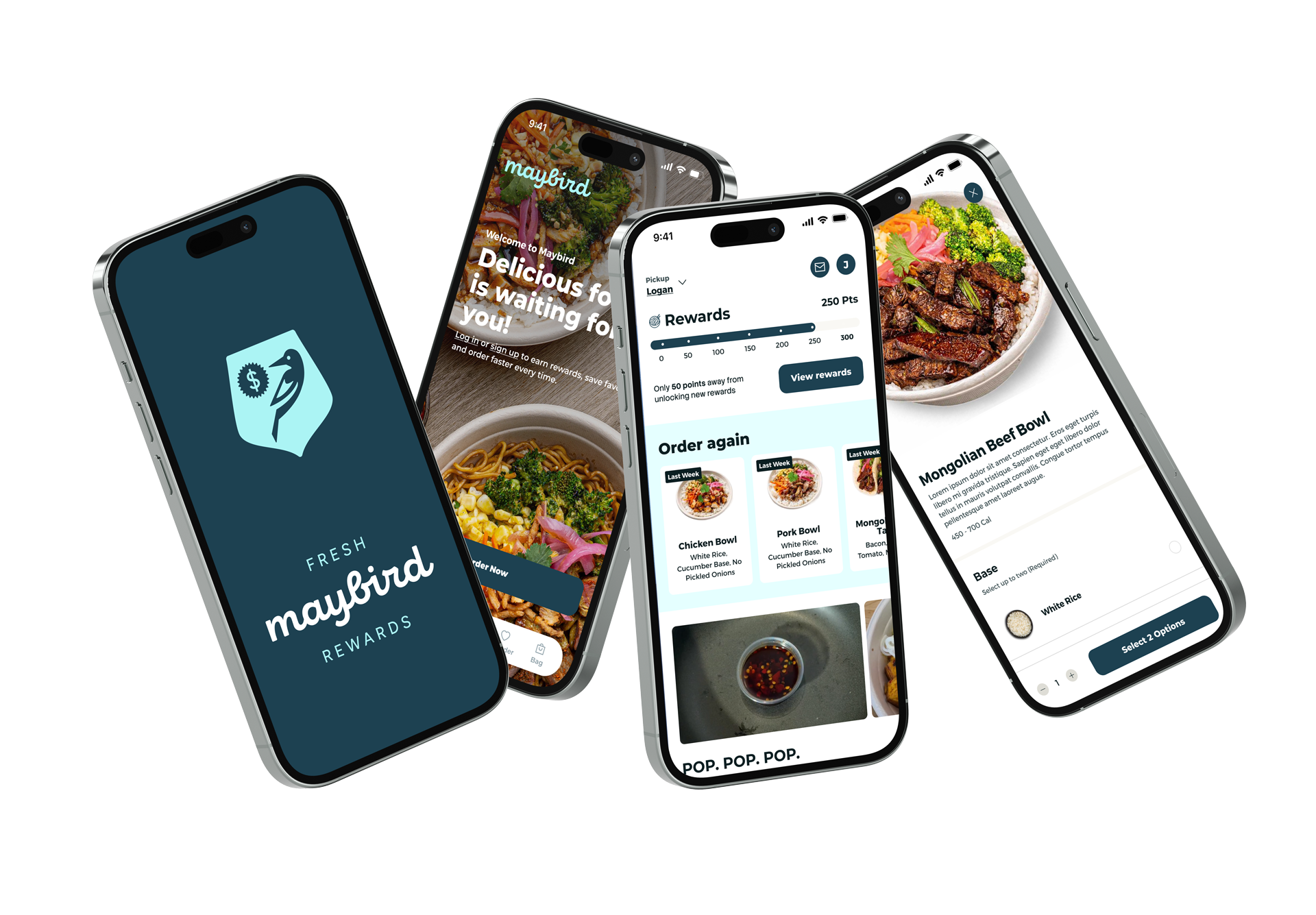 Native apps provided by Veya - olo integrated, loyalty integrated